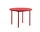 Two-Colour Dining Table Ø105, maroon red/red