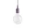 E27 Pendant Lamp, dusty lilac