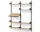 Living Shelf, oak/black