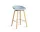 AAS 32 Bar Stool Low Oak Veneer, slate blue