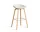 AAS 32 Bar Stool High Oak Veneer, melange cream