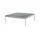 Sett LN13 Coffee Table, dark chrome  / Verde Guatemala marble