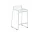 Hee Bar Stool Low, hot galvanised