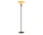 PH 3½-2½ Floor Lamp, aged brass/yellow glass