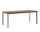 Drip HW116 Dining Table, bronzed/lacquered walnut