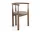 Bukowski Chair, walnut/Linara 342