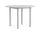 Annex Round Table Ø110, anodized/cloud grey