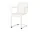Palissade Cantilever Armchair, cream white