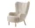Petra VB3 Lounge Chair, oak/sheepskin Moonlight