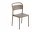 Linear Steel Side Chair, taupe
