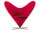 Heart Cone Chair, Tonus red