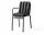Palissade Chair and Armchair Soft Quilted Cushion, anthracite