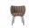 Rico Dining Chair Louisiana, sand/chocolate