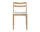 Boda Dining Chair Rugged Bouclé, natural oak/off-white