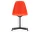Eames Plastic Side Chair DSL, poppy red