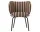 Rico Dining Chair, Louisiana sand / chocolate