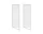 String Floor Panel 115 x 30, 2 pcs, dark brown
