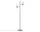 Nocturne Cone F2 Floor Lamp, silver