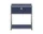 USM Haller M54 Bedside Table, steel blue