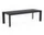 Chisel 30 Table Rectangular 250x95 cm, black lacquered oak