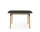 Form Table 120x120 cm Oak, black