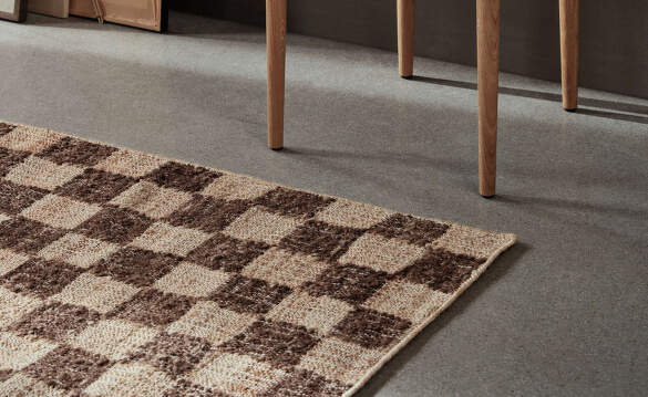 Ferm Living Check Wool Jute Rugs