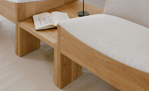 New Works Tenon Lounge Chairs and Tables