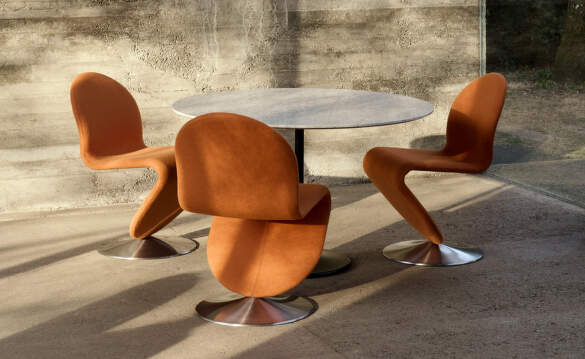 Verpan System 1-2-3 Chairs