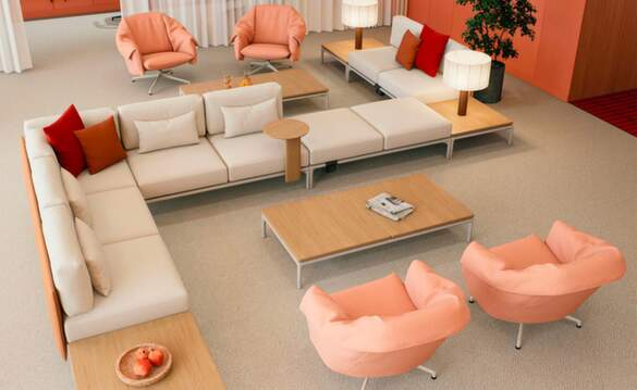 Vitra Bascule Lounge Chairs