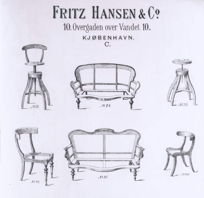 Katalog Fritz Hansen, 1890